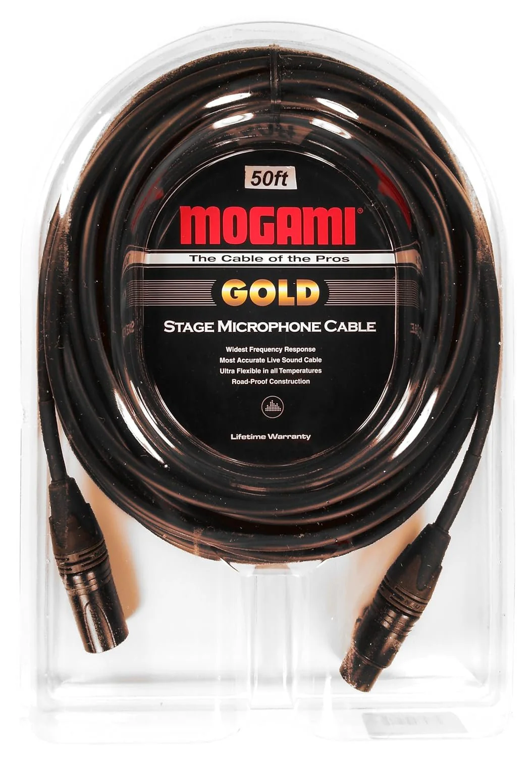 Mogami Gold STAGE Series XLR Microphone Cable, 3-Pin, XLR-F to XLR-M - Image 7