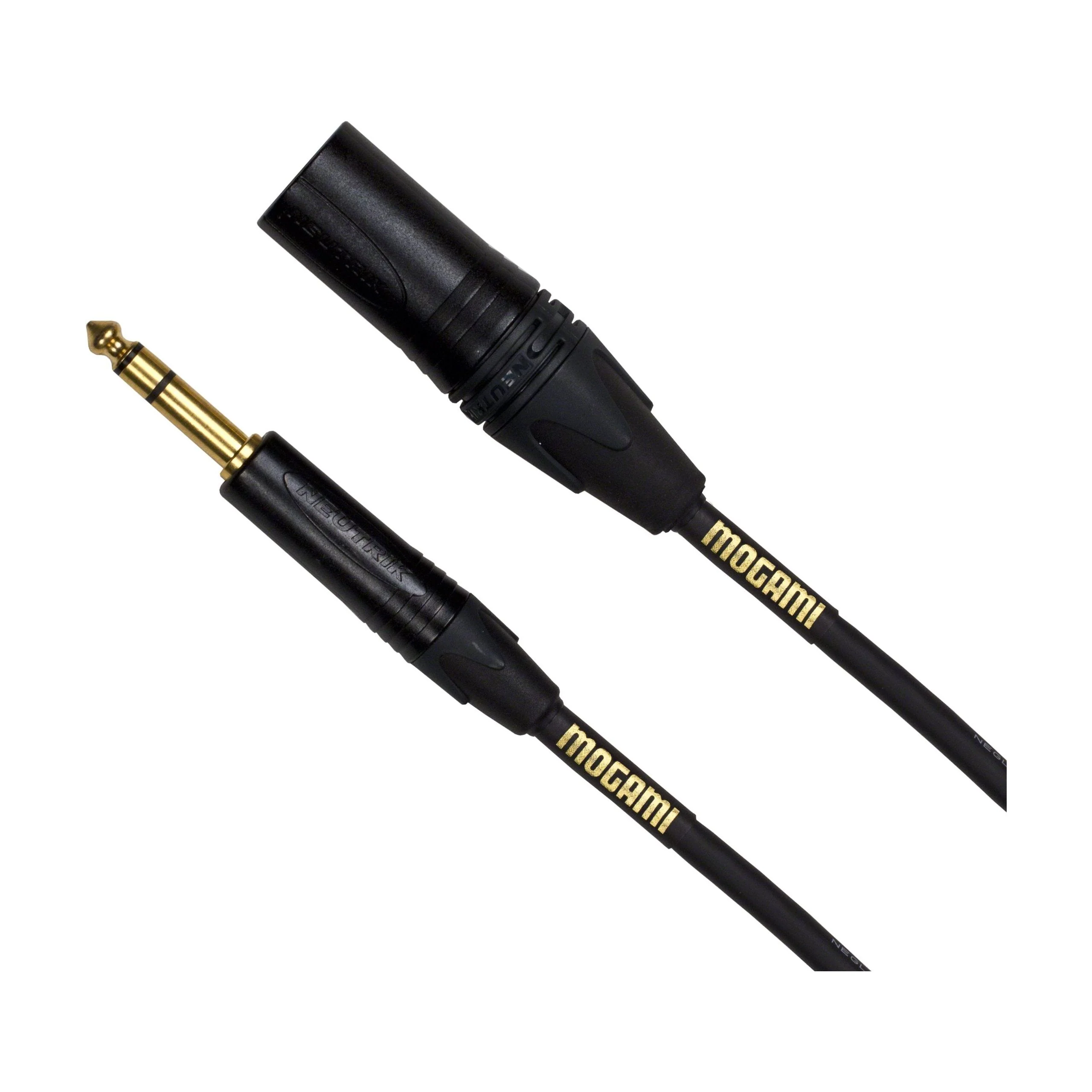 Mogami GOLD TRS-XLRM Balanced Audio Adapter Cable, 1/4" TRS Male Plug to XLR-Male, Gold Contacts, Straight Connectors - Image 7
