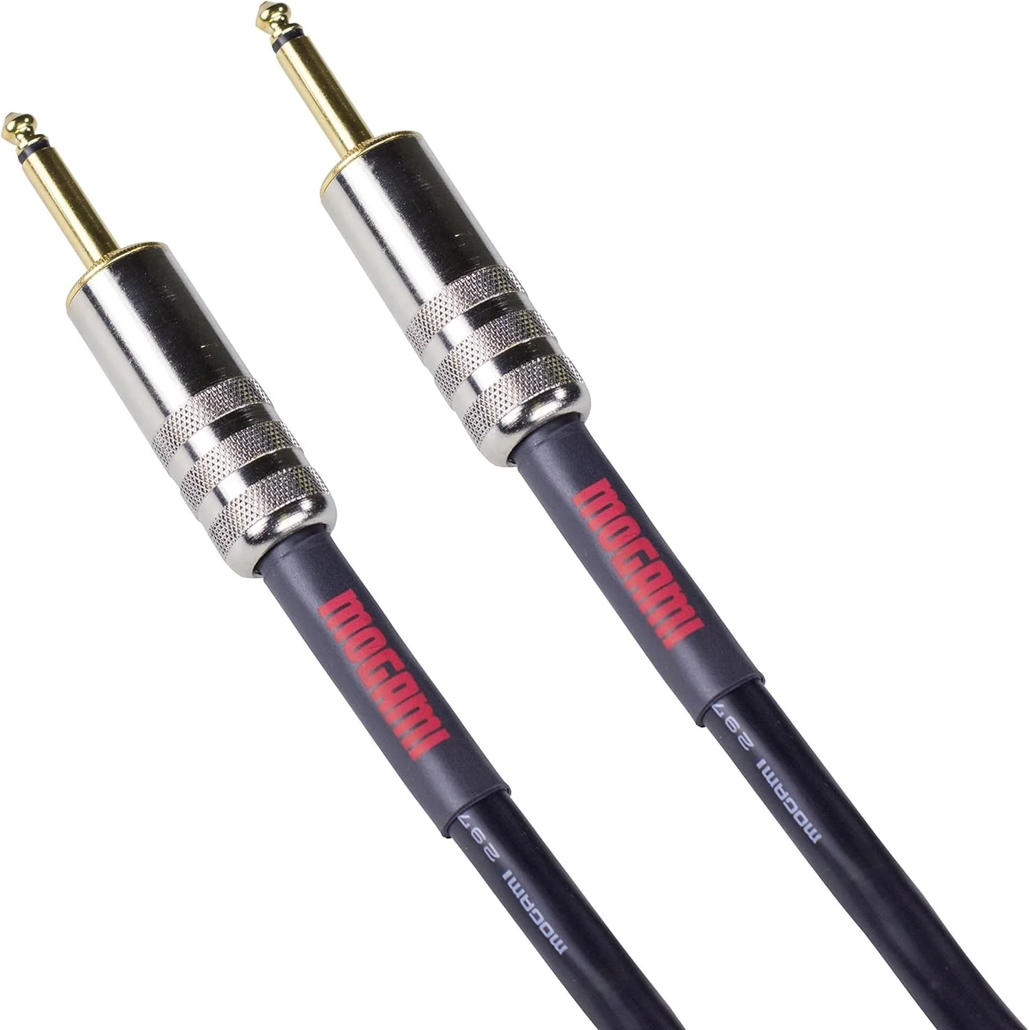Mogami OD SPK Overdrive Amplifier-to-Cabinet Speaker Cable – 1/4” TS, Gold Contacts, Straight Connectors