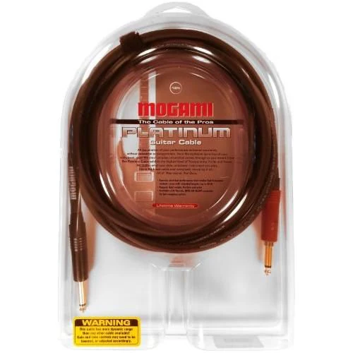 Mogami Platinum Guitar 12, Straight to Straight with Quiet Plug 12 feet - Image 2
