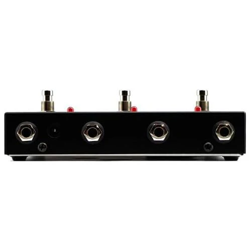 Morley Gold Series ABC 3-button Switcher/Combiner Pedal Bundle w/2x Strukture S6P48 Woven Right Angle Patch Cables, 12x Guitar Picks and Liquid Audio Polishing Cloth - Image 4