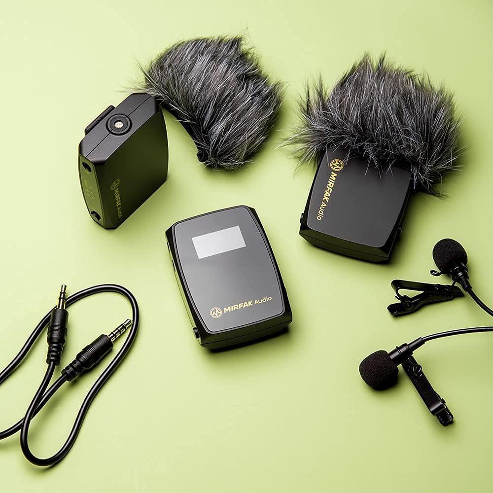 MOZA MIRFAK Audio WE10 Pro Dual-Channel Wireless Microphone System for Lavalier/Short Video Radio Collocation Dual-Channel Receiver - Image 5