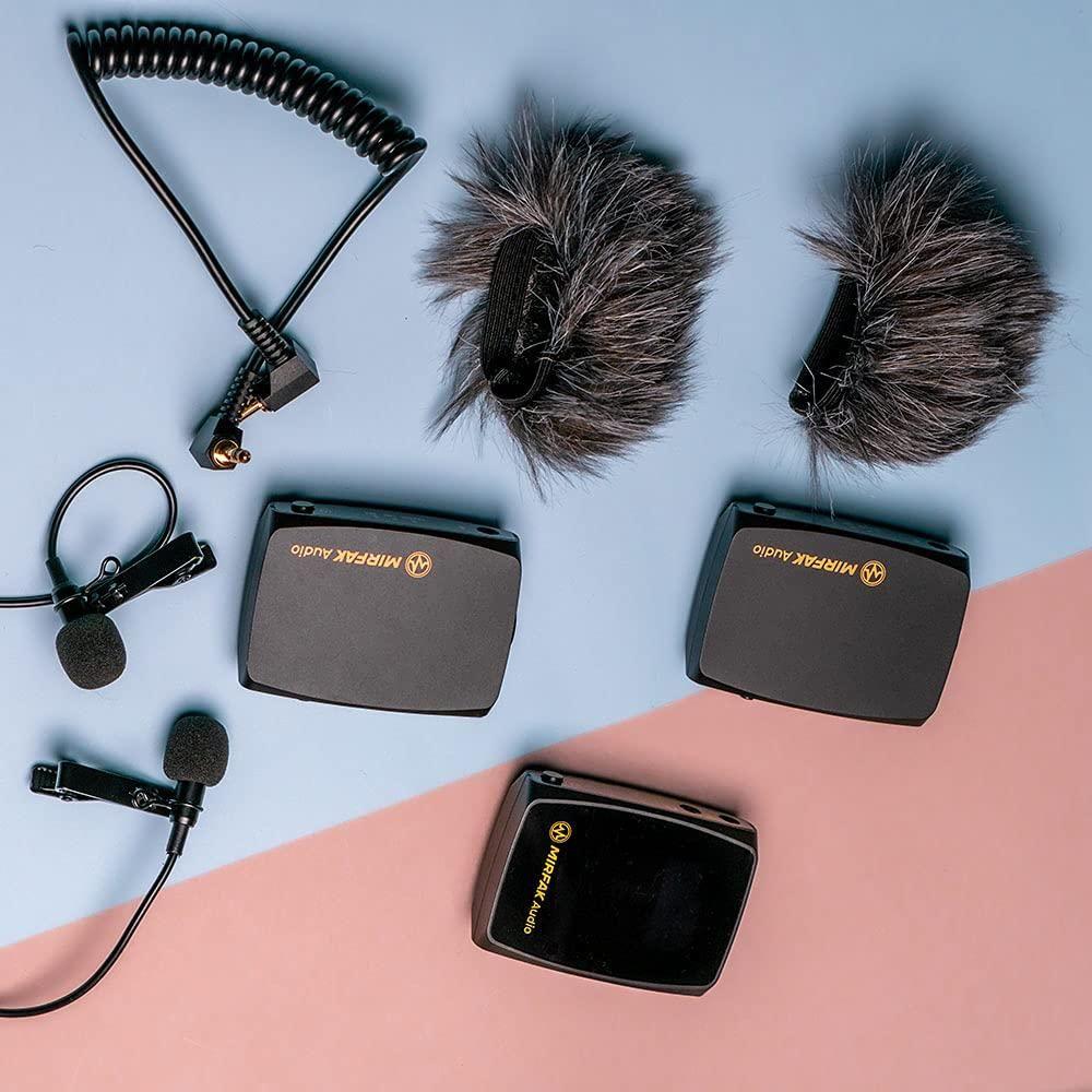 MOZA MIRFAK Audio WE10 Pro Dual-Channel Wireless Microphone System for Lavalier/Short Video Radio Collocation Dual-Channel Receiver - Image 7