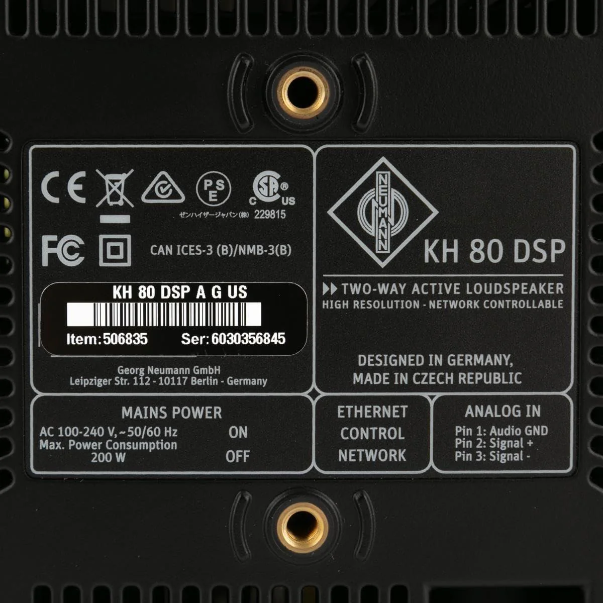 Neumann KH 80 Active DSP Powered Studio Monitor - Image 4