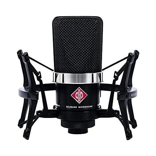 Neumann TLM 102 Black Cardioid Condenser Microphone Studio Set w/ Shock Mount MT - Image 2