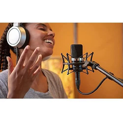 Neumann TLM 102 Black Cardioid Condenser Microphone Studio Set w/ Shock Mount MT - Image 6