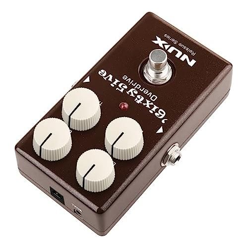 NUX 6ixty5ive Overdrive Effect Pedal, True-bypass Hardware Switching - Image 6