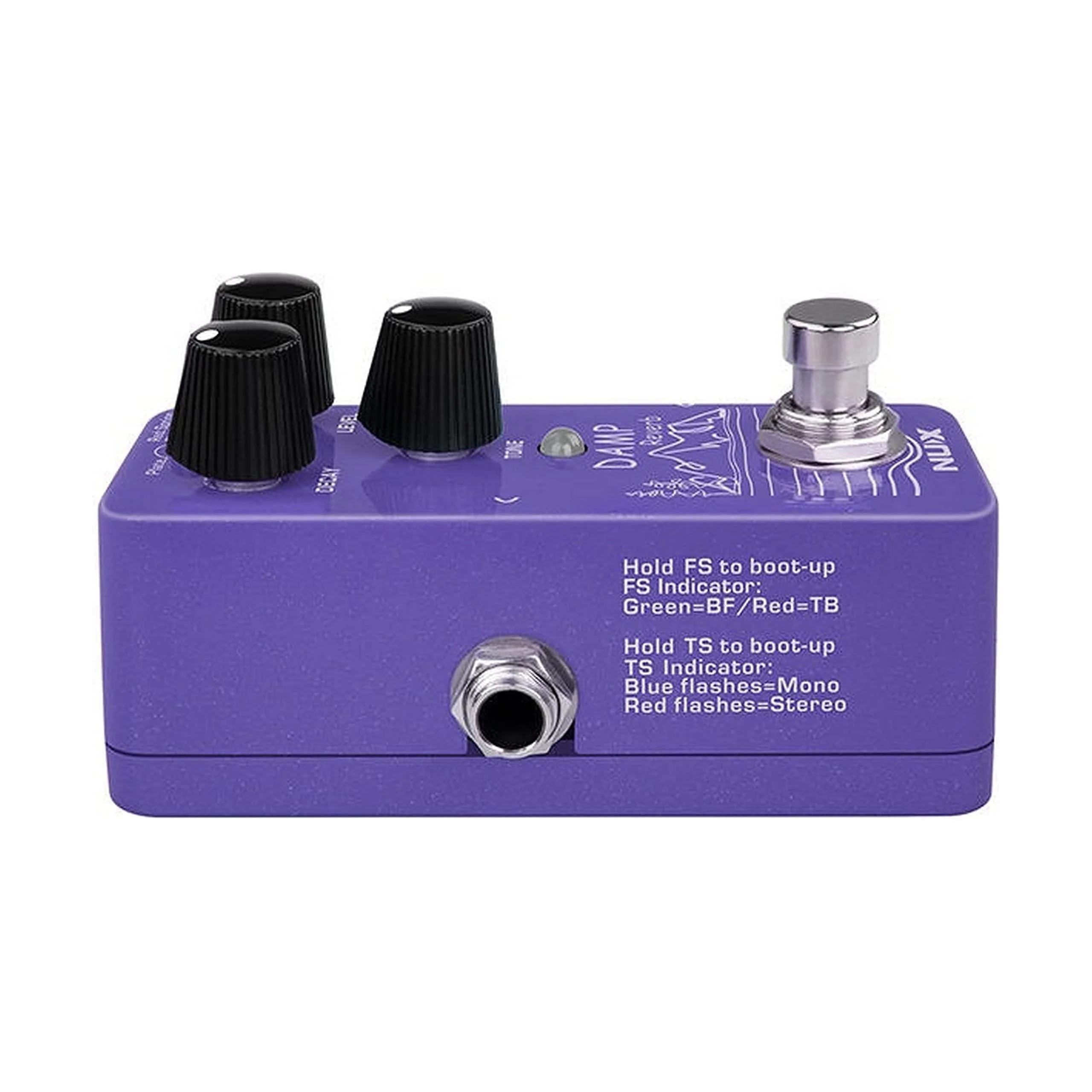 NUX Damp Reverb Guitar Effects Pedal with Plate, Spring, and Hall - Image 6