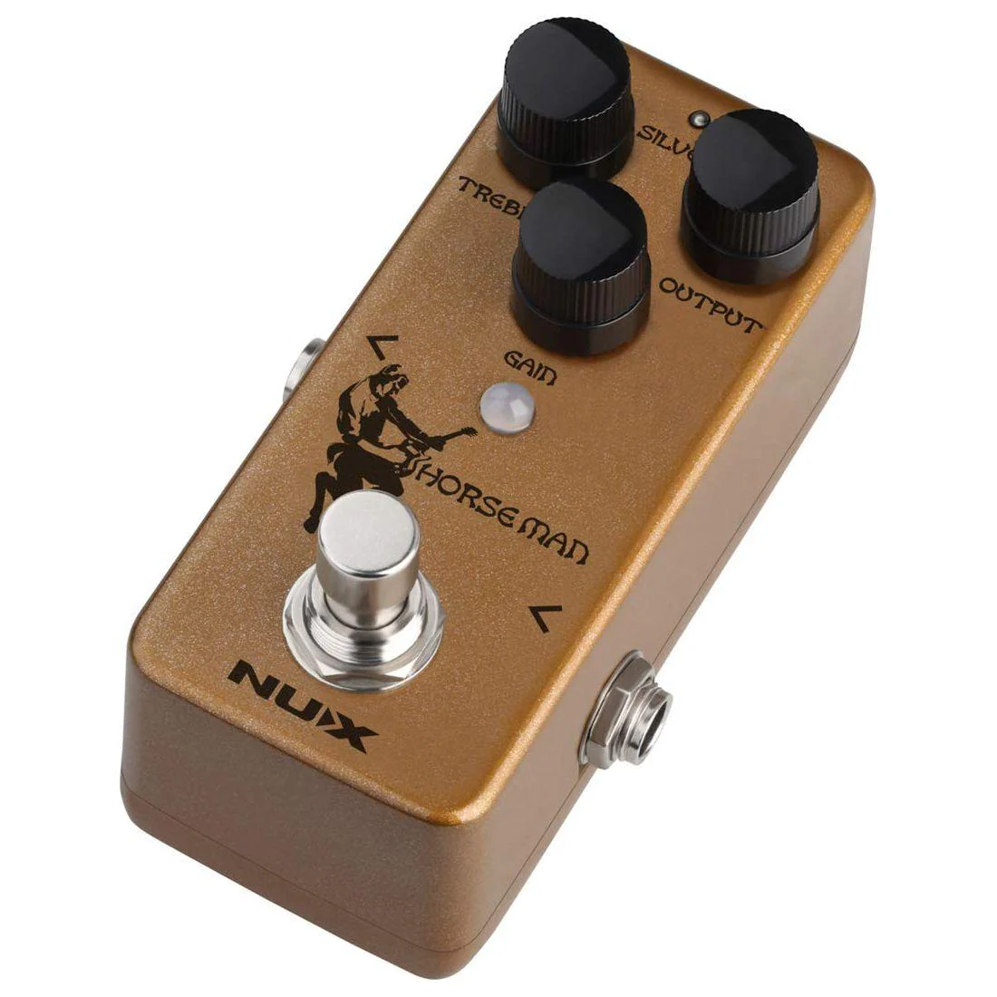 NUX Horseman Overdrive Guitar Effect Pedal with Gold and Silver modes - Image 3