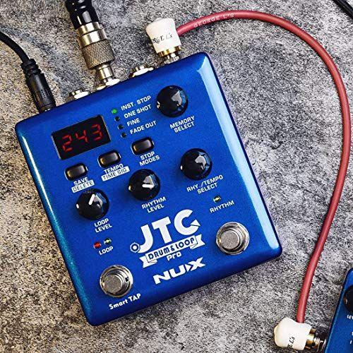 NUX JTC PRO Drum Loop PRO Dual Switch Looper Pedal 6 hours recording time 24-bit and 44.1 kHz sample rate - Image 2