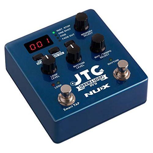 NUX JTC PRO Drum Loop PRO Dual Switch Looper Pedal 6 hours recording time 24-bit and 44.1 kHz sample rate - Image 3