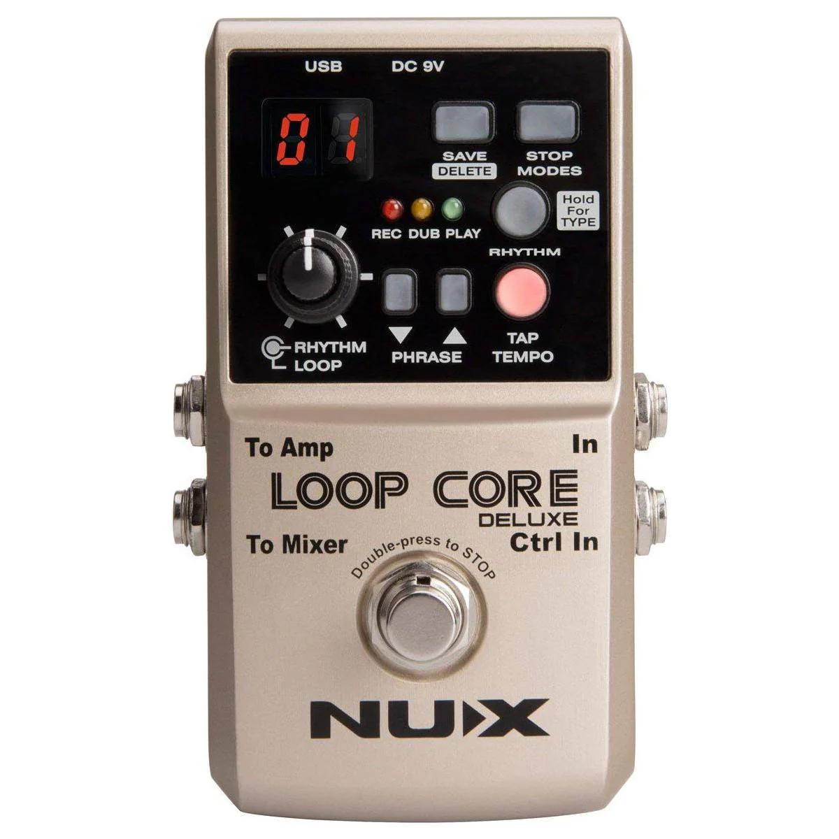 NUX Loop Core Deluxe 24-Bit Looper Pedal - Image 4