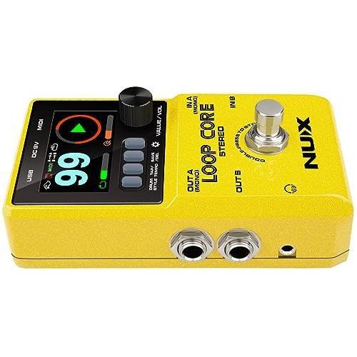 NUX Loop Core Stereo Guitar Looper Pedal, 6 hours recording time,Stereo Audio, MIDI Control, Cab Simulation for Output to Mixer. - Image 4