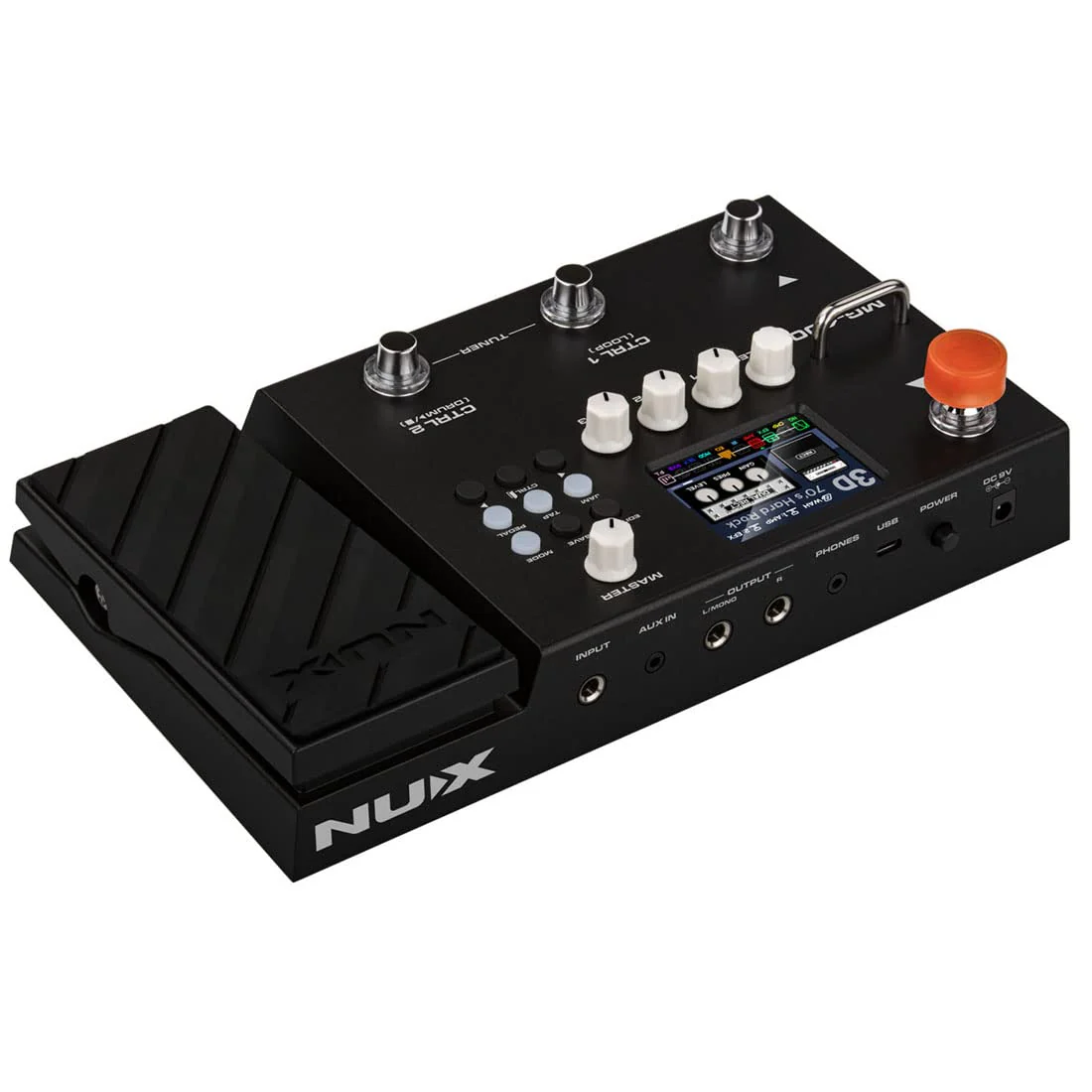 NUX MG-400 Multi Effects Pedal, Amp Modeling, 512 samples IR, 10 Independent Moveable Signal Blocks - Image 8