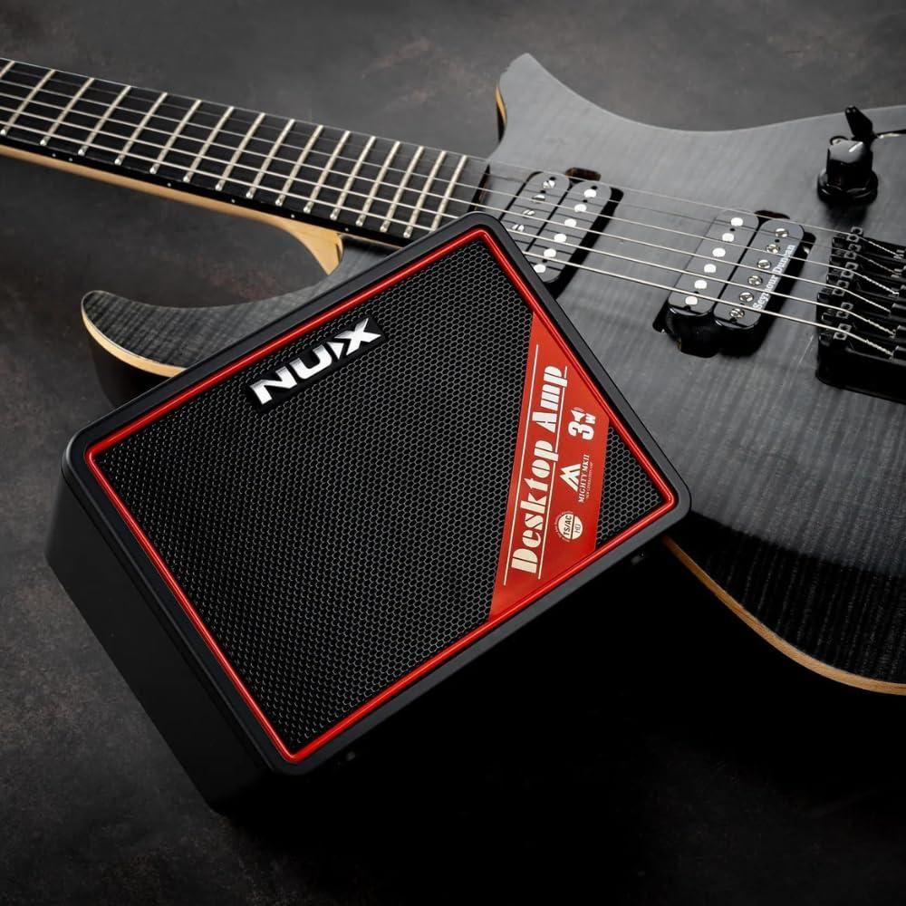 NUX Mighty Lite MKII Portable Desktop Modeling Guitar Amplifier Bundle w/12x Guitar Picks and Liquid Audio Polishing Cloth - Image 3