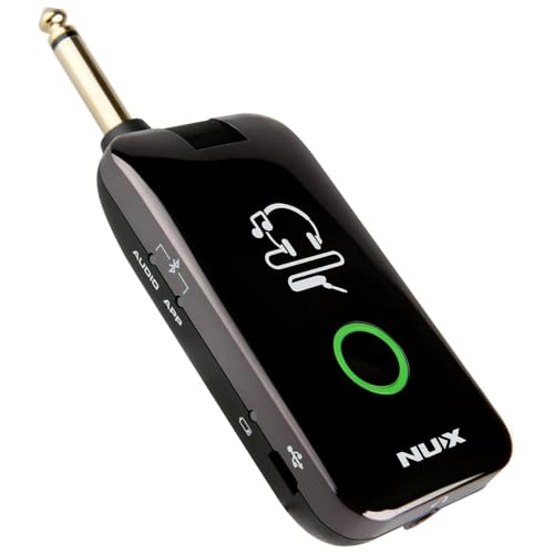 NUX Mighty Plug MP-2 Guitar and Bass Modeling Headphone Amplug Bundle with 12X Guitar Picks and Instrument Polishing Cloth - Bluetooth,13 Amplifier Models,20 IR,19 Variety of Effects - Image 3