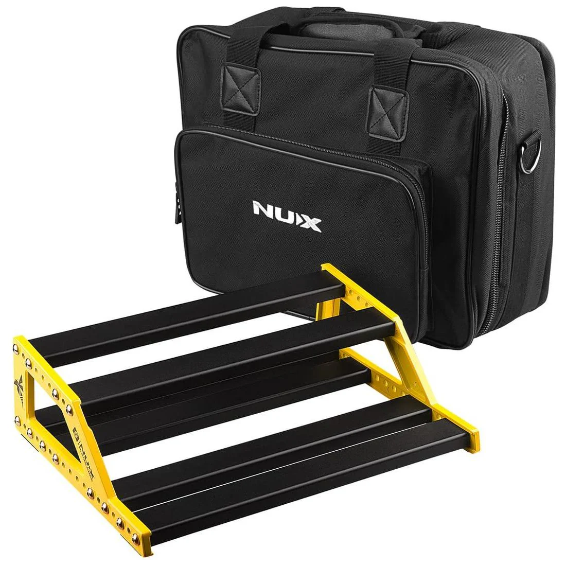 NUX NPB-S Guitar Pedal Board with Bag, Anodized Aluminum Material - Image 2