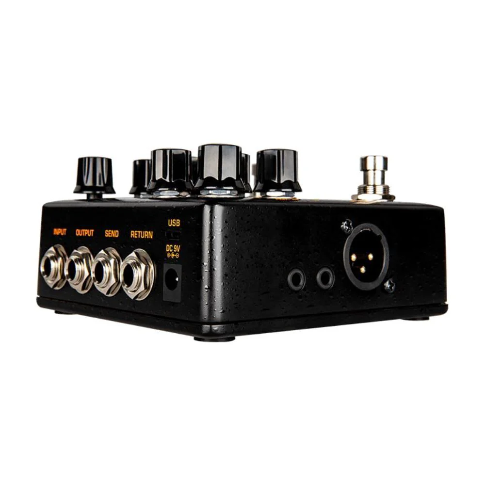 NUX Optima Air NAI-5 Dual Switch Guitar Simulator Bundle w/2x Strukture S6P48 Woven Right Angle Patch Cables, 12x Guitar Picks and Liquid Audio Polishing Cloth - Image 7