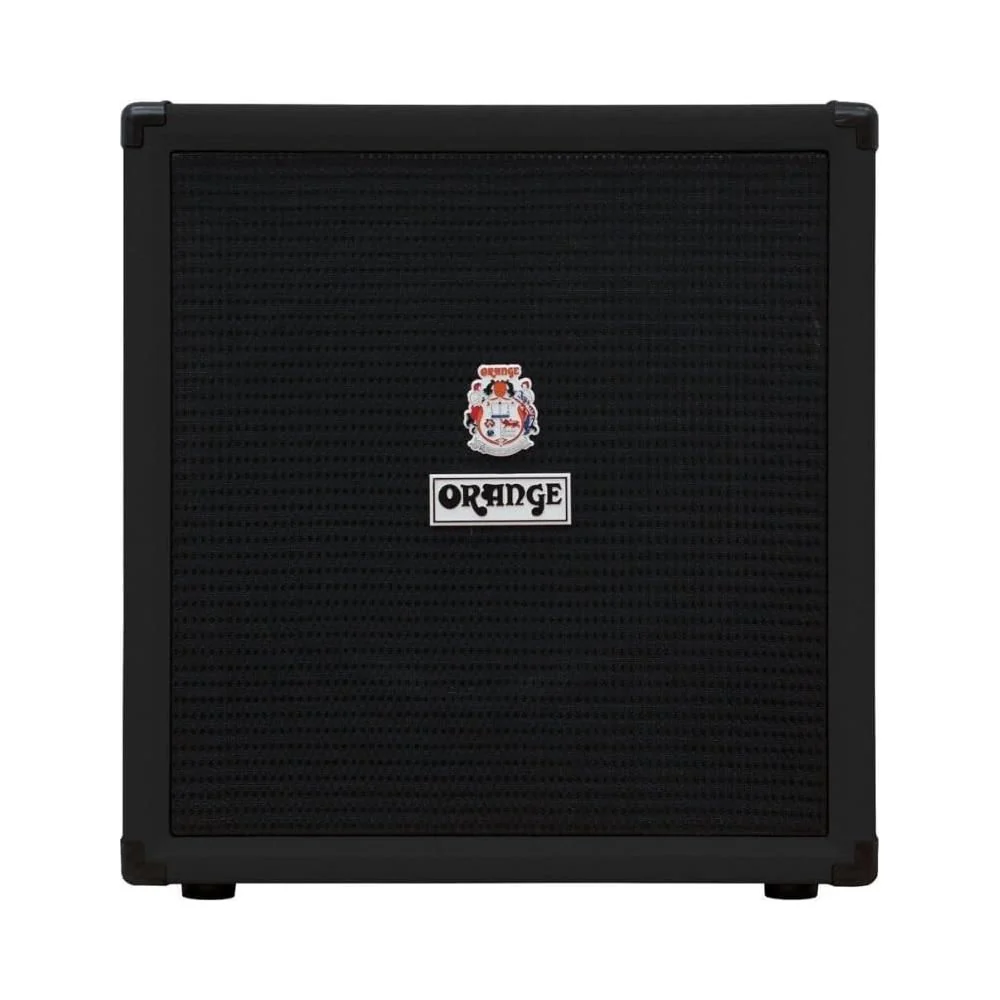 Orange Amps Crush Bass 50 1x12 50W Bass Combo Black Bundle w/Pig Hog Black Woven Instrument Cable, Power Cable and Liquid Audio Polishing Cloth - Image 2