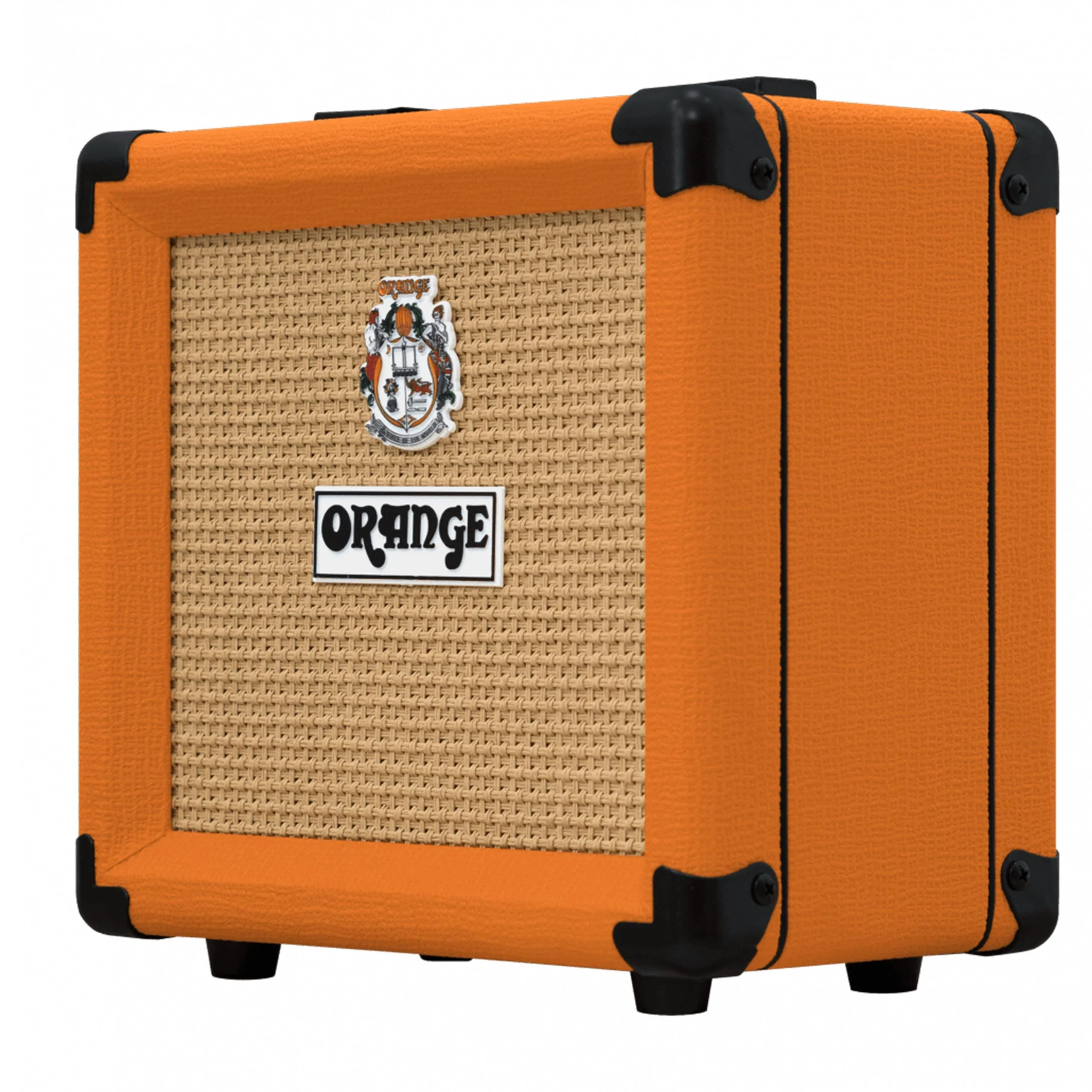 Orange Amps PPC108 1x8 Closed Back Speaker Cabinet (Orange) Bundle with 10ft Pig Hog "Black Woven" Instrument Cable and Instrument Polishing Cloth - Image 3
