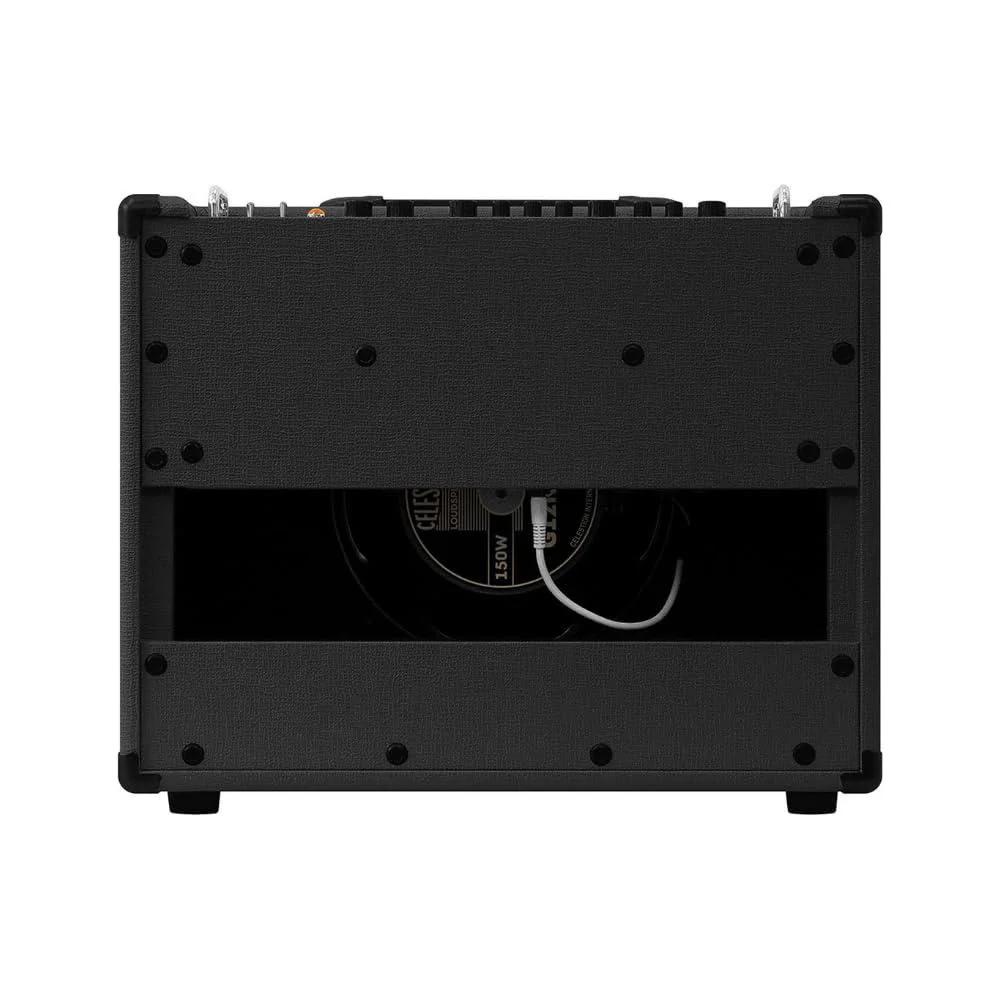Orange Amps Super Crush 100 Black 100-watt Solid-State 1 x 12 Combo Bundle w/Orange FS1 Footswitch, Pig Hog Cable, Power Adapter and Liquid Audio Polishing Cloth - Image 5