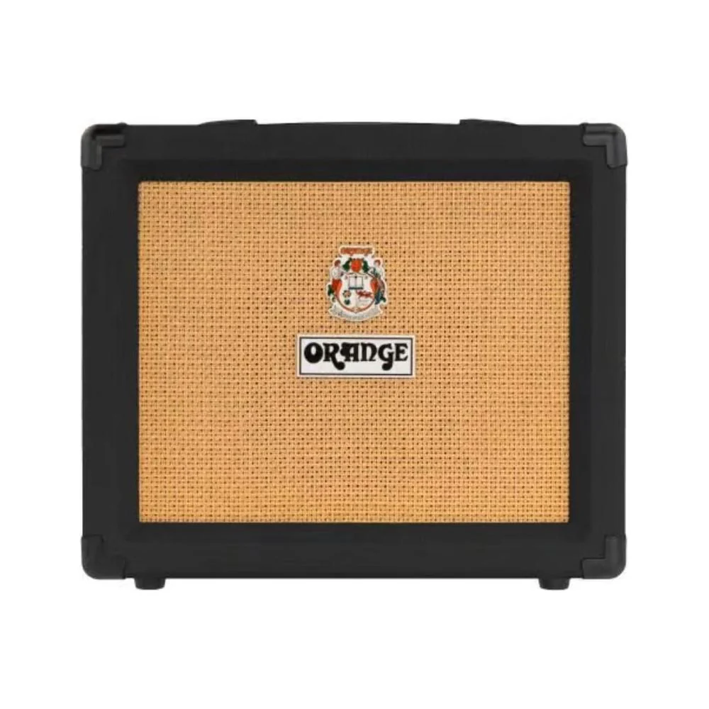 Orange Crush 20RT Black Guitar Combo Amplifier Bundle w/Pig Hog Black Woven Instrument Cable, Power Cable and Liquid Audio Polishing Cloth - Image 3