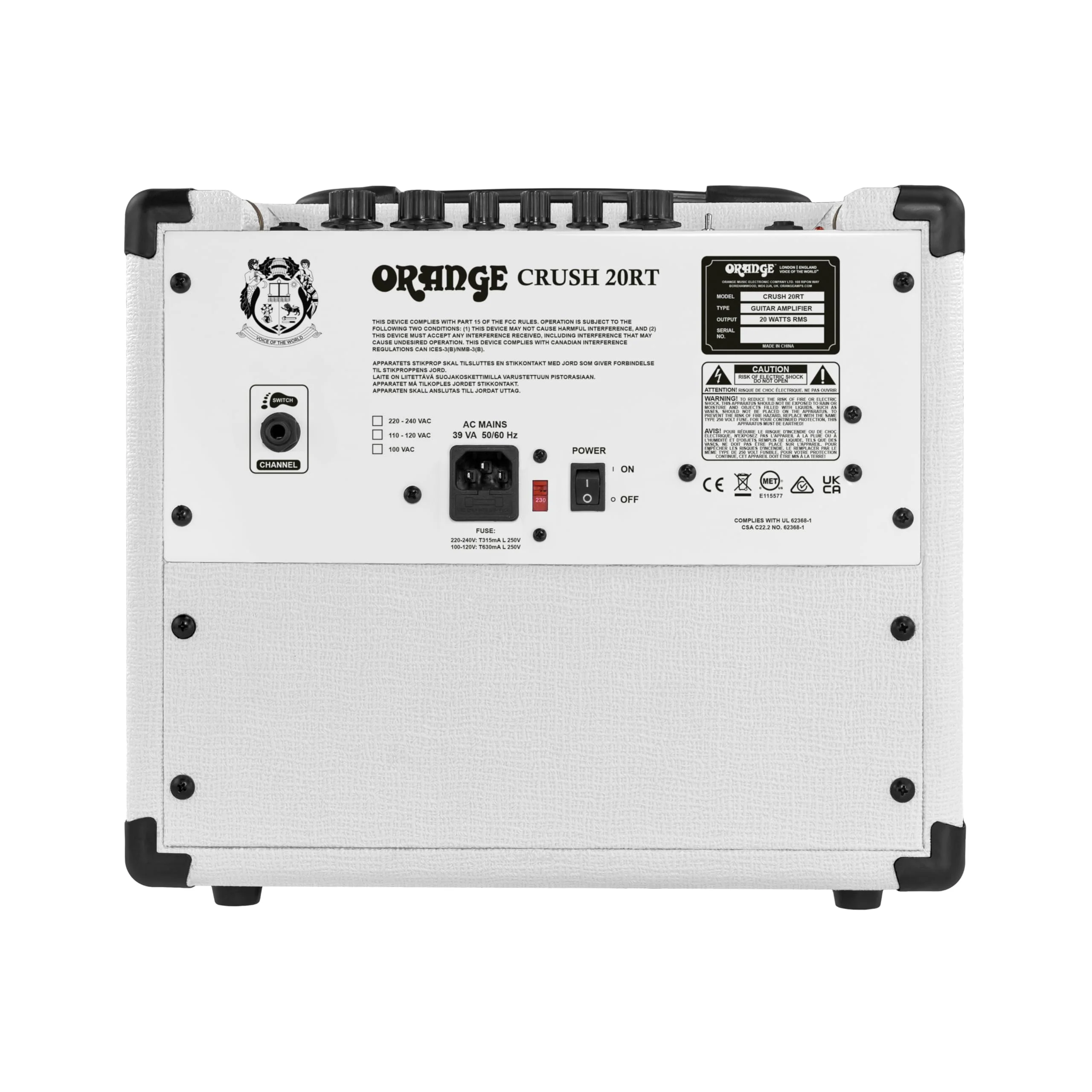 Orange Crush 20RT Orianthi Limited Edition 20 Watts, White - Image 6