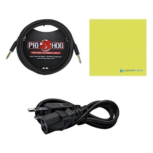 Orange Crush 35RT Guitar Combo Amplifier Bundle w/Pig Hog Black Instrument 10 Cable and Liquid Audio Polishing Cloth - Image 4