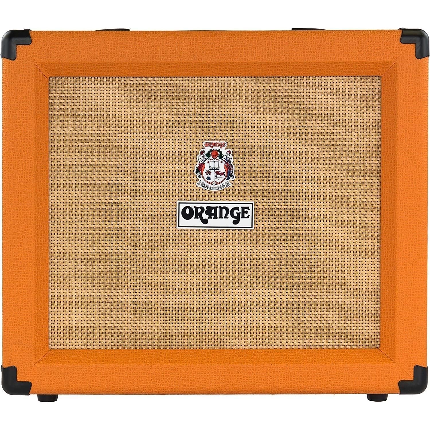 Orange Crush 35RT Guitar Combo Amplifier Bundle with Pig Hog 10ft Orange Woven Instrument Cable and Liquid Audio Polishing Cloth - Image 3