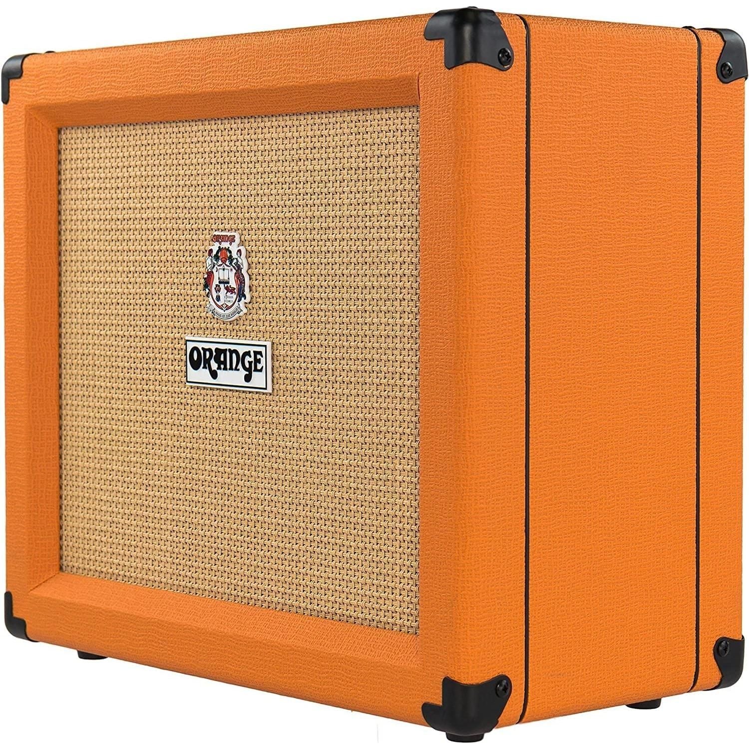 Orange Crush 35RT Guitar Combo Amplifier Bundle with Pig Hog 10ft Orange Woven Instrument Cable and Liquid Audio Polishing Cloth - Image 9