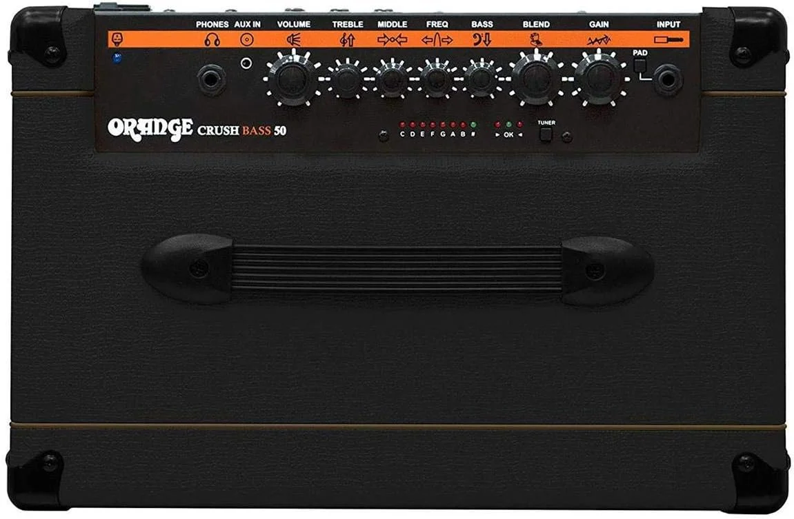 Orange Crush Bass 50 50W 12" Bass Guitar Amplifier and Speaker Combo, Black - Image 15