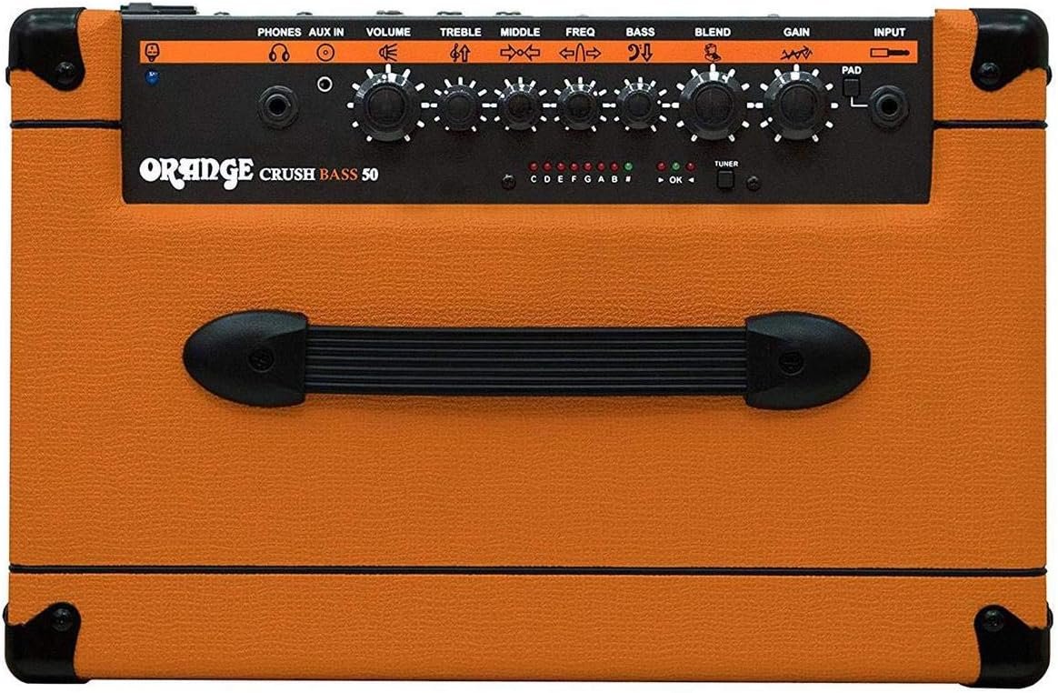 Orange Crush Bass 50 50W 12" Bass Guitar Amplifier and Speaker Combo, Black - Image 16