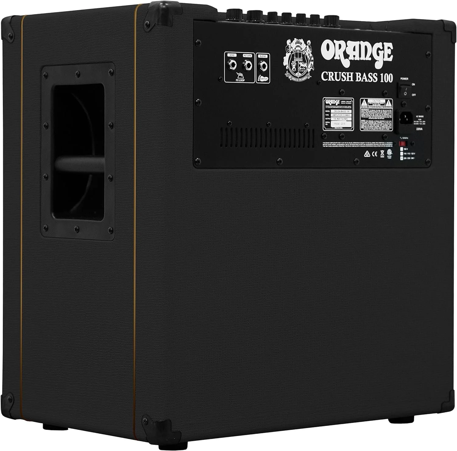 Orange Crush Bass 50 50W 12" Bass Guitar Amplifier and Speaker Combo, Black - Image 28