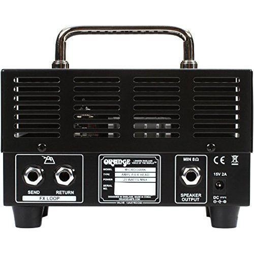 Orange Micro Dark Terror Hybrid Amp Head Mini Stack Combo w/ Cabinet and Speaker Cable bundle - Image 6