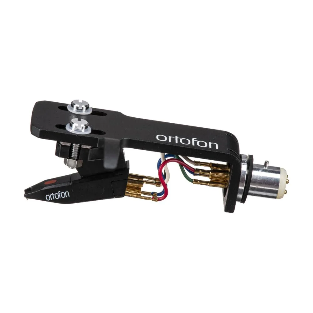Ortofon OM PRO S Pre-Mounted on SH-4 Black Ortofon Headshell Bundle with Liquid Audio Carbon Fiber Record Brush & Instrument Polishing Cloth - Image 2