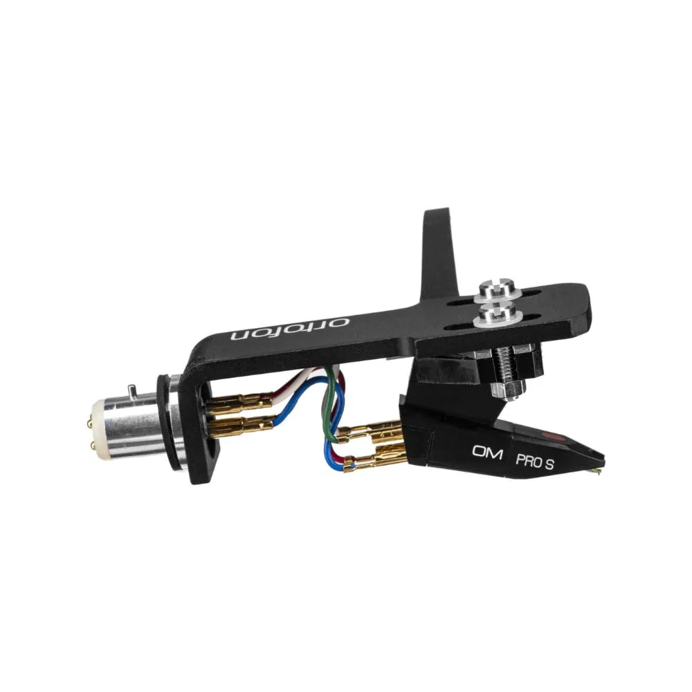 Ortofon OM PRO S Pre-Mounted on SH-4 Black Ortofon Headshell Bundle with Liquid Audio Carbon Fiber Record Brush & Instrument Polishing Cloth - Image 3