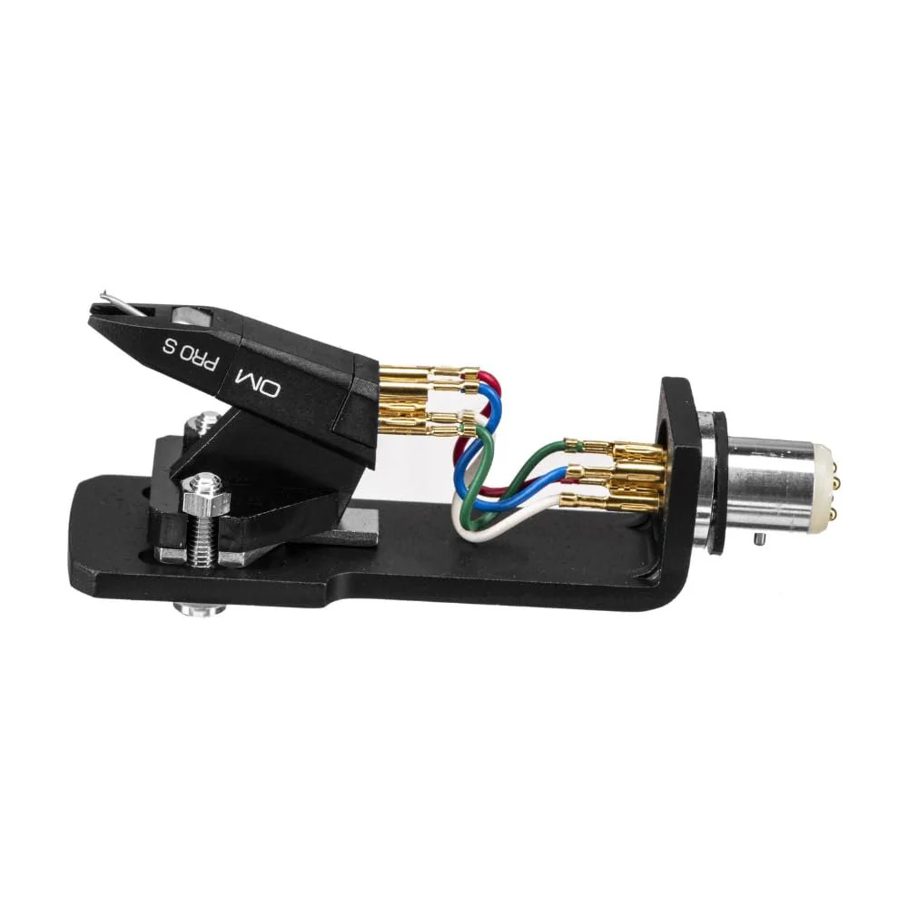 Ortofon OM PRO S Pre-Mounted on SH-4 Black Ortofon Headshell Bundle with Liquid Audio Carbon Fiber Record Brush & Instrument Polishing Cloth - Image 4