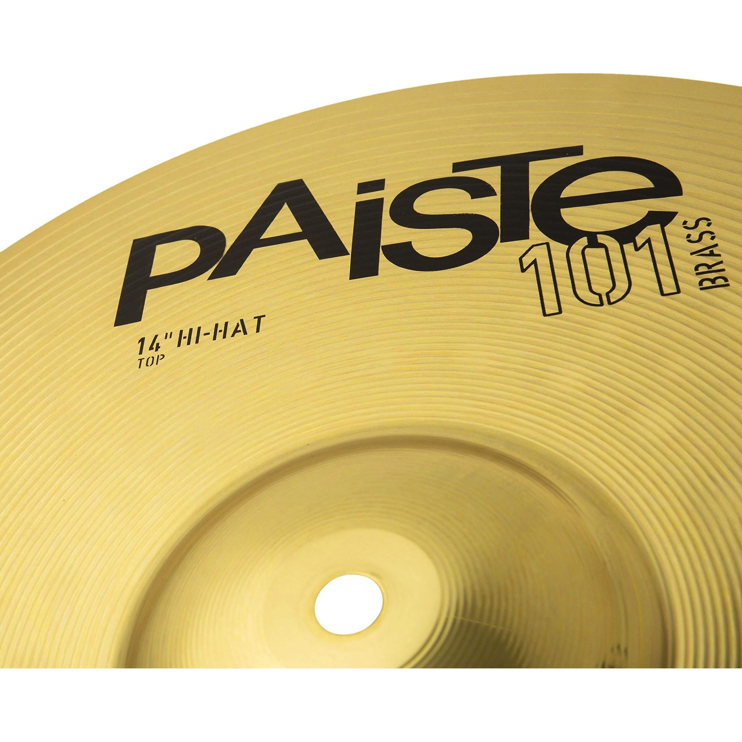 Paiste 14 inch 101 Brass Hi-hat Cymbals - Image 4