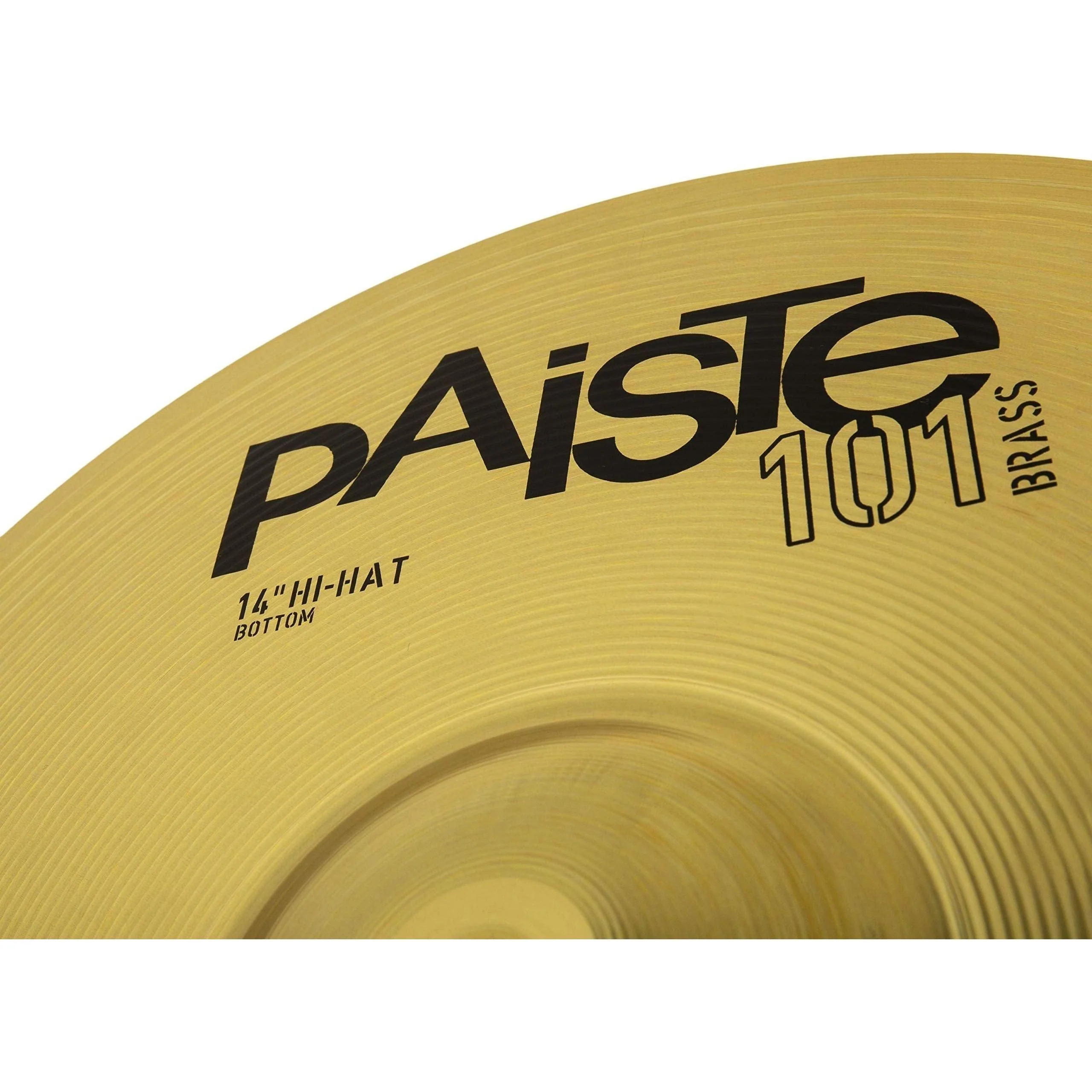 Paiste 14 inch 101 Brass Hi-hat Cymbals - Image 7