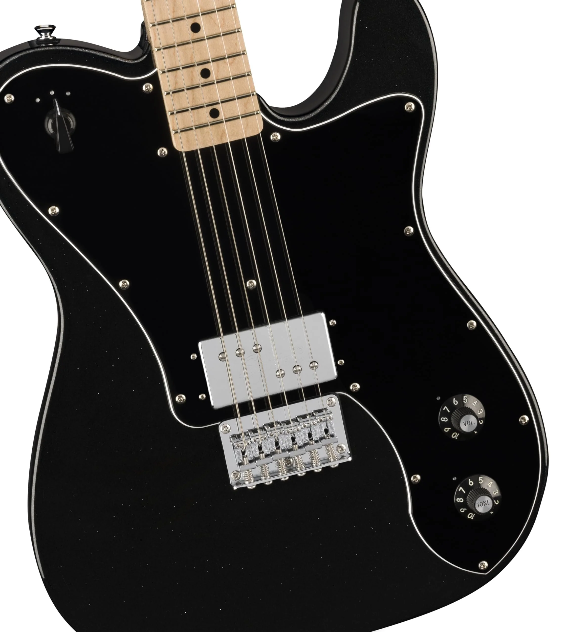 Paranormal Esquire Deluxe, Maple Fingerboard, Black Pickguard, Metallic Black - Image 3