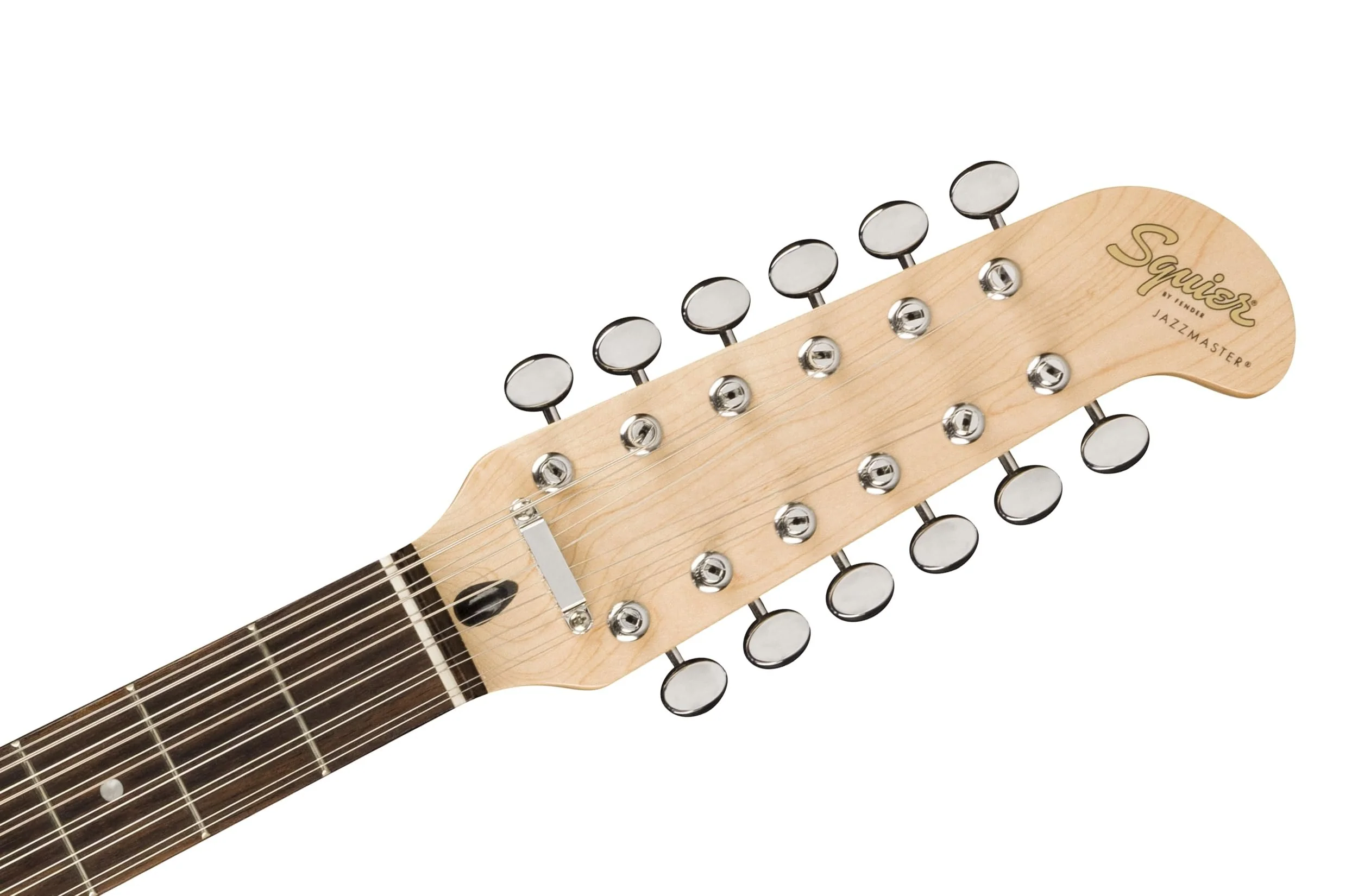 Paranormal Jazzmaster XII, Laurel Fingerboard, Tortoiseshell Pickguard, Olympic White - Image 4
