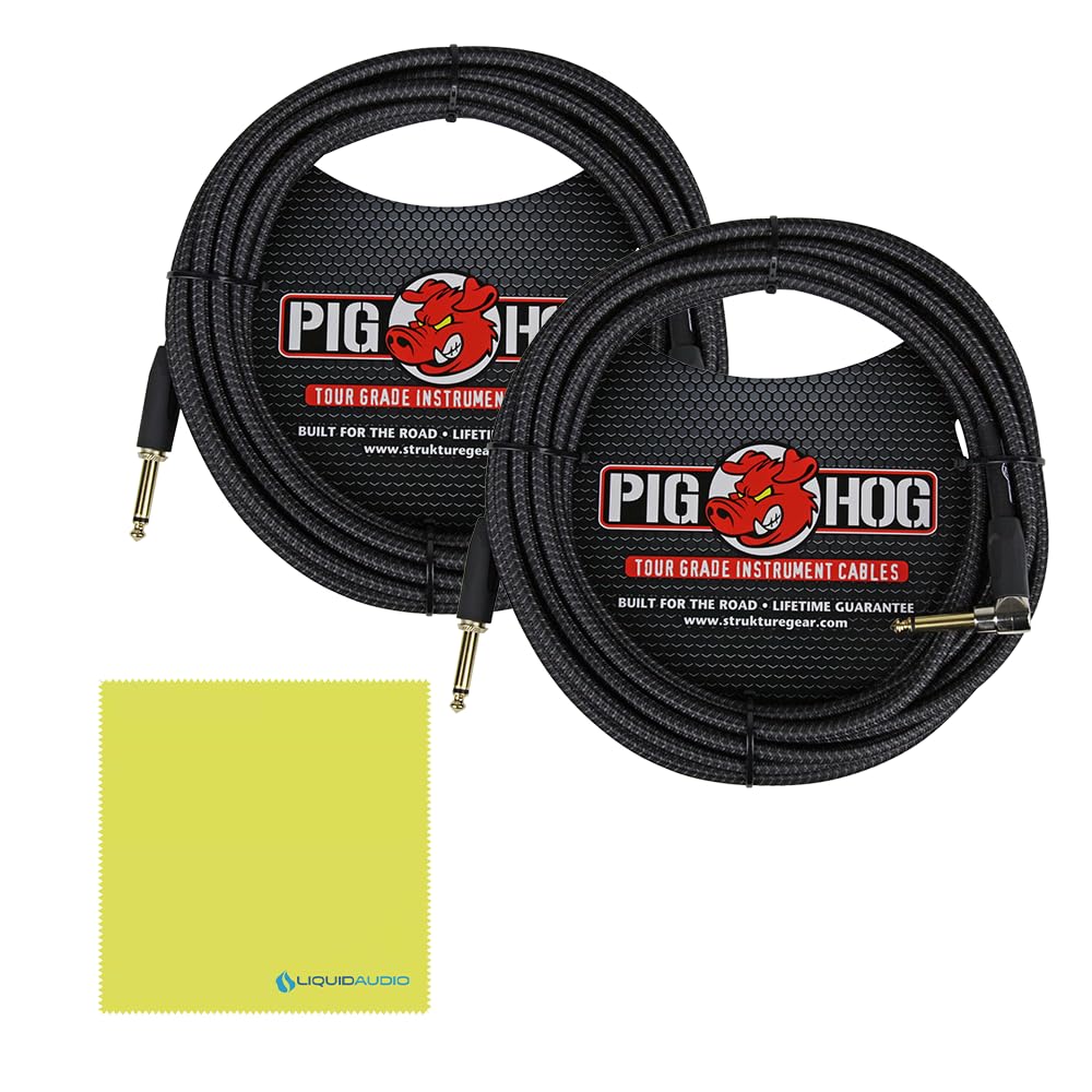 Peavey IPR2 5000 Power Amplifier Bundle with 2x 20ft Pig Hog Black Woven Instrument Cables and Polishing Cloth – 2-Channel Lightweight Professional Audio Amp - Image 2