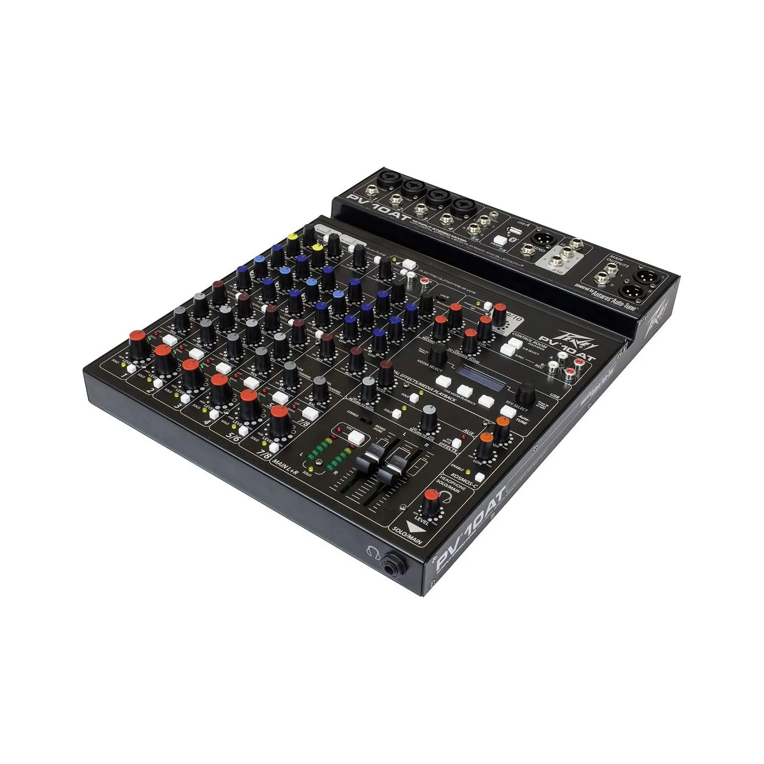 Peavey PV 10 AT 10 Channel Compact Mixer with Bluetooth and Antares Auto-Tune - Image 3