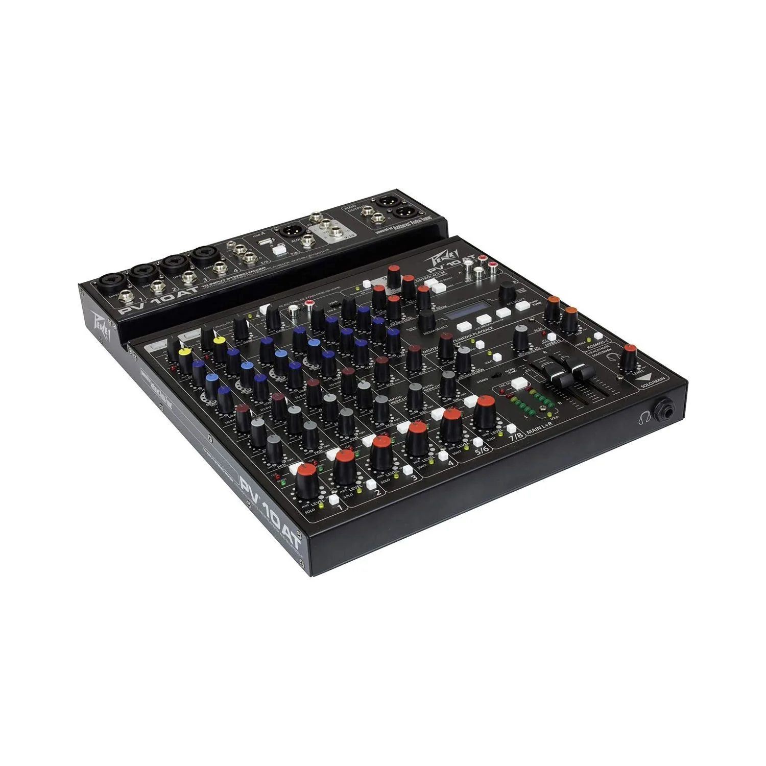 Peavey PV 10 AT 10 Channel Compact Mixer with Bluetooth and Antares Auto-Tune - Image 4