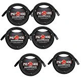 Pig Hog 8mm Mic Cable, 20ft XLR Tour Grade Microphone Cable - 6 Pack - Image 3