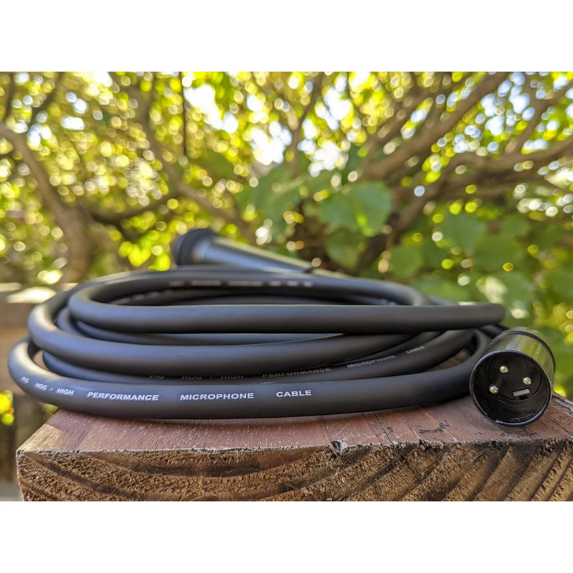 Pig Hog PHM20BKW Black/White Woven High Performance XLR Microphone Cable - Image 9