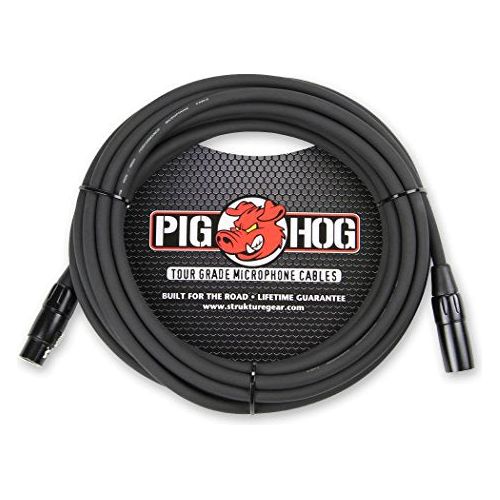 Pig Hog PHM25 25' ft XLR 8mm Tour Grade Mic Cable (10-Pack) - Image 2