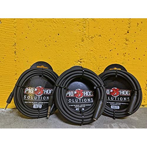 Pig Hog PHX14-25 1/4" TRSF to 1/4" TRSM Headphone Extension Cable, 25 Feet - Image 2