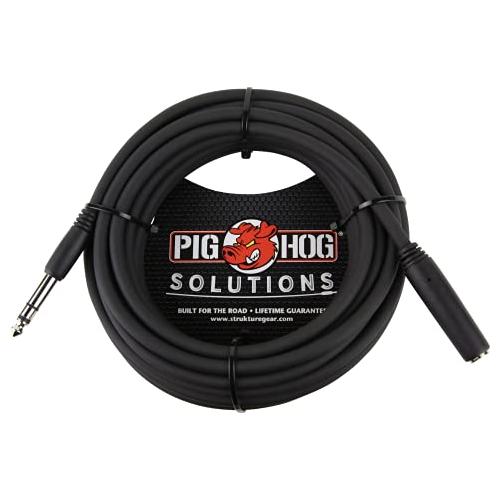 Pig Hog PHX14-25 1/4" TRSF to 1/4" TRSM Headphone Extension Cable, 25 Feet - Image 4