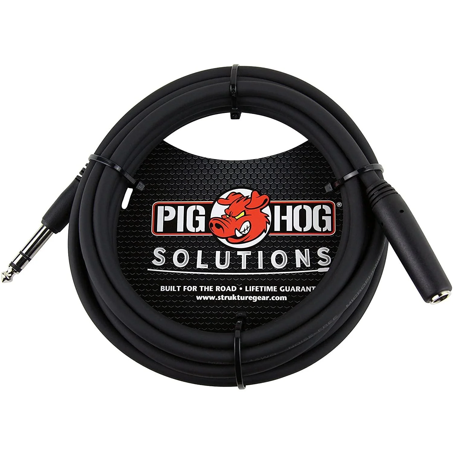 Pig Hog PHX14-25 1/4" TRSF to 1/4" TRSM Headphone Extension Cable, 25 Feet - Image 5